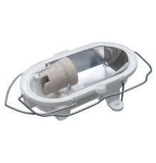 OVAL 60, ES / E27, Bulkhead Light Lamp, IP54, removable steel cage, glass cover OVAL 60, ES / E27, Bulkhead Light Lamp, IP54, removable steel cage, glass cover