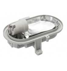 OVAL 100, ES / E27, Bulkhead Light Lamp, IP44, IK10, steel cage, polycarbonate cover OVAL 100, ES / E27, Bulkhead Light Lamp, IP44, IK10, steel cage, polycarbonate cover