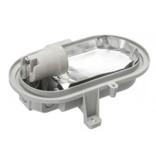 OVAL 100, ES / E27, Bulkhead Light Lamp, IP44, IK10, polycarbonate cover OVAL 100, ES / E27, Bulkhead Light Lamp, IP44, IK10, polycarbonate cover