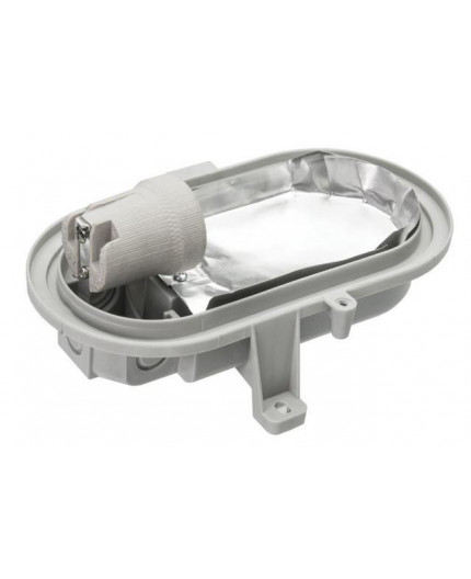 OVAL 100, ES / E27, Bulkhead Light Lamp, IP44, IK10, polycarbonate cover OVAL 100, ES / E27, Bulkhead Light Lamp, IP44, IK10, polycarbonate cover