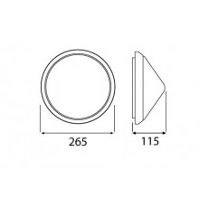 20W 4000K 2000lm CONE Ceiling / Wall LED Bulkhead Light Lamp IP44 IK10 20W 4000K 2000lm CONE Ceiling / Wall LED Bulkhead Light Lamp IP44 IK10