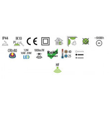16W 4000K 1600lm SQUARE Ceiling / Wall LED Bulkhead Light Lamp IP44 IK10 HF motion sensor 16W 4000K 1600lm SQUARE Ceiling / Wall LED Bulkhead Light Lamp IP44 IK10 HF motion sensor
