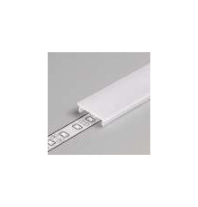 2m pendant linear lamp TL2 LED profile (anodized, silver), 23mm x 25mm, set with opal cover 2m pendant linear lamp TL2 LED profile (anodized, silver), 23mm x 25mm, set with opal cover