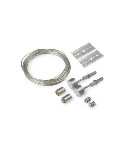 2m pendant linear lamp TL2 LED profile (anodized, silver), 23mm x 25mm, set with opal cover 2m pendant linear lamp TL2 LED profile (anodized, silver), 23mm x 25mm, set with opal cover