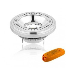 15W AR111 G53 180-240V LED Spot Lamp 2700K Warm White CRI90+ 20 Degree