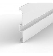 1m ESB1 paintable LED aluminium white skirting board with milky diffuser 1m ESB1 paintable LED aluminium white skirting board with milky diffuser