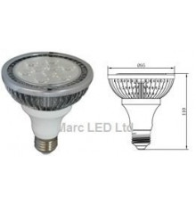 12W PAR30 E27 200-240V LED Spot Lamp Dimmable Warm White 8Degree