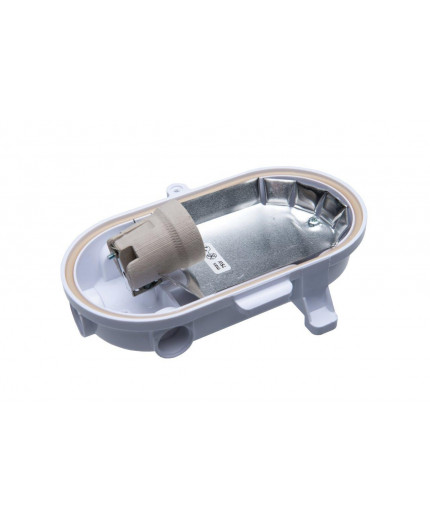 OVAL 100, ES / E27, Bulkhead Light Lamp, IP54, black bakelite, steel cage, glass cover OVAL 100, ES / E27, Bulkhead Light Lamp, IP54, black bakelite, steel cage, glass cover