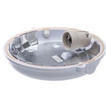 OLIVIA Ceiling / Wall Bulkhead Light Lamp, ES / E27, max.100W, IP54, white bakelite, glass cover, steel cage OLIVIA Ceiling / Wall Bulkhead Light Lamp, ES / E27, max.100W, IP54, white bakelite, glass cover, steel cage