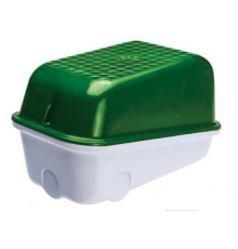 ANGOLO Signal Ceiling / Wall Bulkhead Light Lamp, ES / E27, max. 60W, IP54, IK10, bakelite, polycarbonate cover