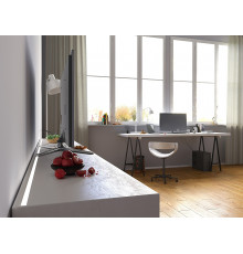 1m white painted E2 LED Aluminium U-profile with diffuser 1m white painted E2 LED Aluminium U-profile with diffuser