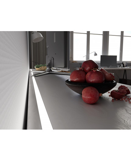 2m black painted E2 LED Aluminium U-profile with diffuser 2m black painted E2 LED Aluminium U-profile with diffuser