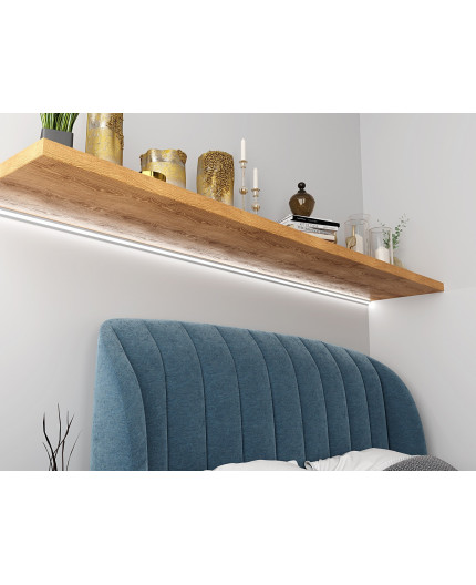 1m E3F White 45° Corner LED Profile - Flush Mount 1m E3F White 45° Corner LED Profile - Flush Mount