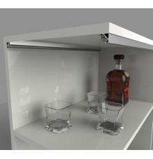 1m E3 Corner LED Profile - Silver Anodized with Diffuser 1m E3 Corner LED Profile - Silver Anodized with Diffuser