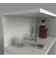 1m E3 Corner LED Profile - Silver Anodized with Diffuser 1m E3 Corner LED Profile - Silver Anodized with Diffuser