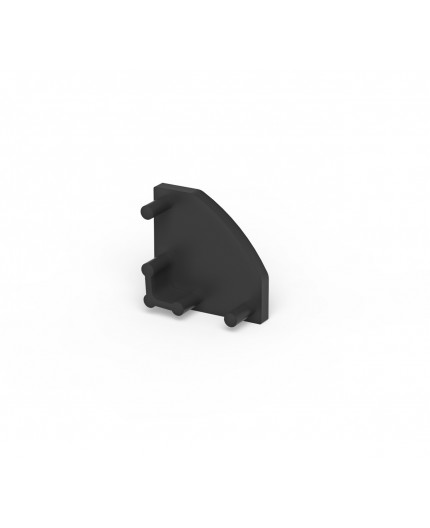 1m E3 Corner LED Profile - Black Painted Aluminium 1m E3 Corner LED Profile - Black Painted Aluminium