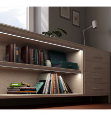 2m silver anodized LED Aluminium high U-profile EH2 with diffuser 2m silver anodized LED Aluminium high U-profile EH2 with diffuser