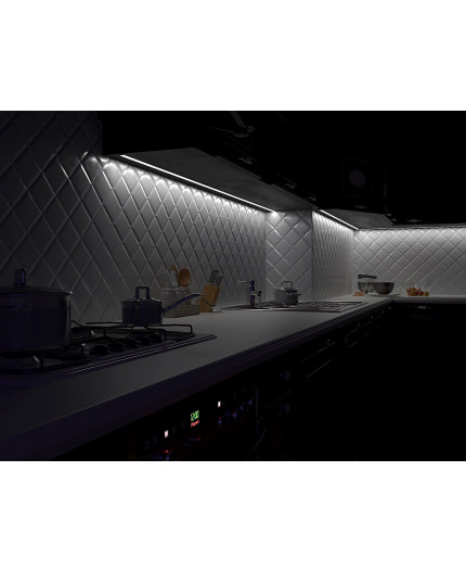 1m black painted recessed E1 LED aluminium extrusion with diffuser 1m black painted recessed E1 LED aluminium extrusion with diffuser