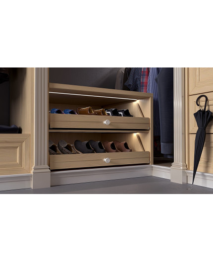 1m black painted EH1 recessed LED aluminium extrusion with diffuser 1m black painted EH1 recessed LED aluminium extrusion with diffuser