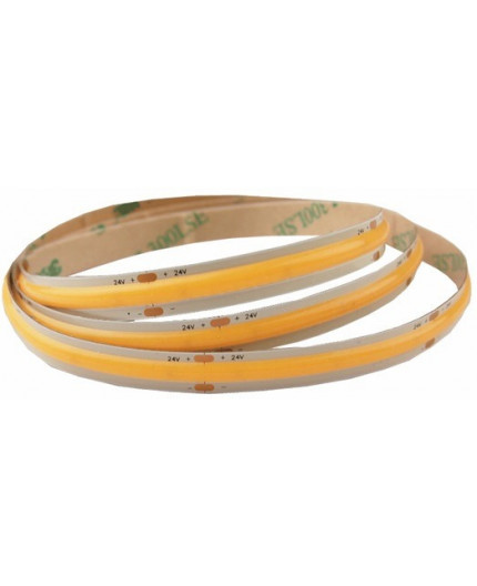 24VDC COB LED tape, cool white 6000K, 14W/m, IP20, 5m (70W) Pro series 24VDC COB LED tape, cool white 6000K, 14W/m, IP20, 5m (70W) Pro series