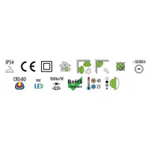 9W, 4000K, 1250lm, POLO XL Ceiling / Wall / Corner LED Bulkhead Light Lamp, IP54, plastics cage, glass cover 9W, 4000K, 1250lm, POLO XL Ceiling / Wall / Corner LED Bulkhead Light Lamp, IP54, plastics cage, glass cover