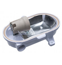 Signal lamp OVAL 60, ES / E27, Bulkhead Light, IP54, white bakelite, polypropylene cover Signal lamp OVAL 60, ES / E27, Bulkhead Light, IP54, white bakelite, polypropylene cover