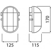 Signal lamp OVAL 60, ES / E27, Bulkhead Light, IP54, white bakelite, polypropylene cover Signal lamp OVAL 60, ES / E27, Bulkhead Light, IP54, white bakelite, polypropylene cover