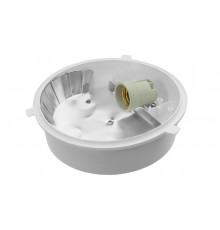 ROUND Ceiling / Wall Bulkhead Light Lamp, ES / E27, max. 60W, IP44, IK10 ROUND Ceiling / Wall Bulkhead Light Lamp, ES / E27, max. 60W, IP44, IK10