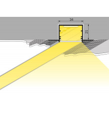 LED profile VARIO30-05 ACDE-9 raw alu. LED profile VARIO30-05 ACDE-9 raw alu.