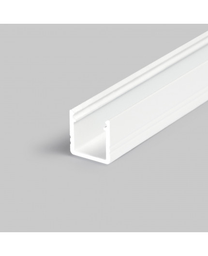 1m LED profile T2 (painted, white) set with cover 12mm x 12mm 1m LED profile T2 (painted, white) set with cover 12mm x 12mm