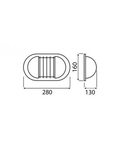 POLO XL Ceiling / Wall / Corner Light Lamp, ES / E27, max. 100W, IP54, plastics cage, glass cover POLO XL Ceiling / Wall / Corner Light Lamp, ES / E27, max. 100W, IP54, plastics cage, glass cover