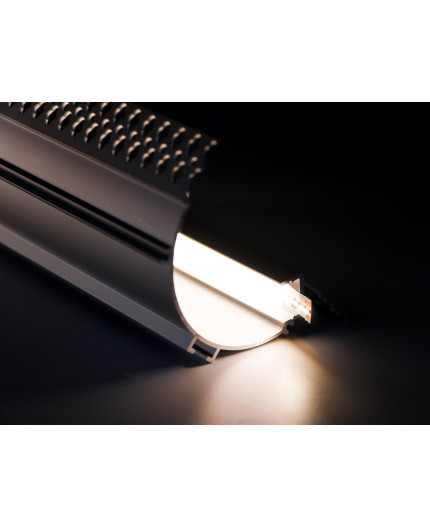 1m Plaster-in LED profile APA1 for ceiling and drywall, with opal cover 1m Plaster-in LED profile APA1 for ceiling and drywall, with opal cover