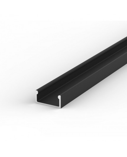 Sample of E2 black painted LED Aluminium U-profile with diffuser Sample of E2 black painted LED Aluminium U-profile with diffuser