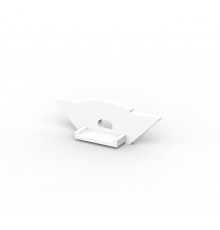 Sample of E3F white Flush 45° Surfaced Corner LED aluminium extrusion Sample of E3F white Flush 45° Surfaced Corner LED aluminium extrusion