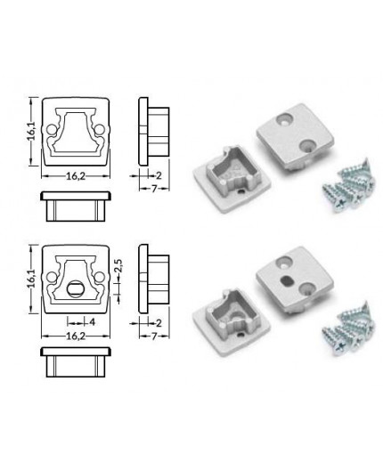 LED profile FLOOR12 K/U anod. LED profile FLOOR12 K/U anod.