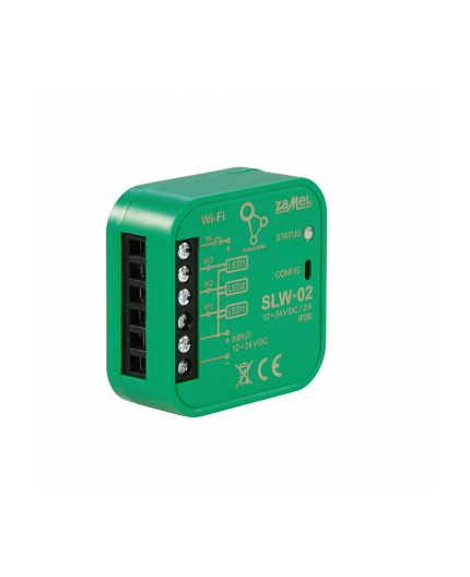 SLW-02 Wi-Fi LED strip (single colour) lights control module, Supla SLW-02 Wi-Fi LED strip (single colour) lights control module, Supla