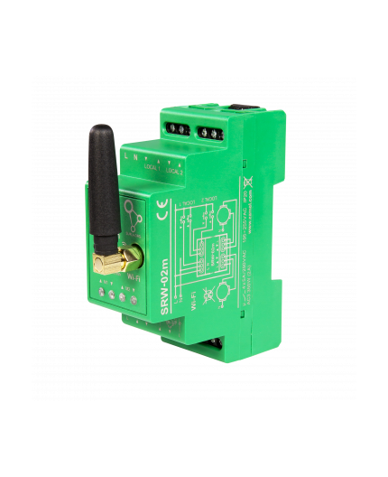 SRW-02m Wi-Fi 2-channels roller blind control module, Supla SRW-02m Wi-Fi 2-channels roller blind control module, Supla