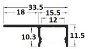 Tile-In LED Profiles