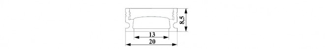 P5 LED Profile, Floor