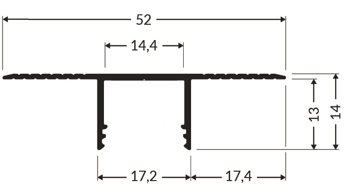 C3P Plaster-in LED Profile