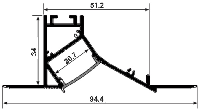 DC1 LED Profile