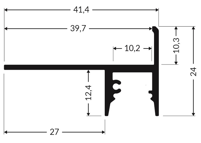 UStep-Tile LED Profile