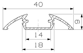 P4 LED Profile