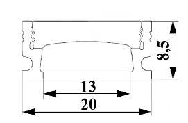 P5 LED Profile