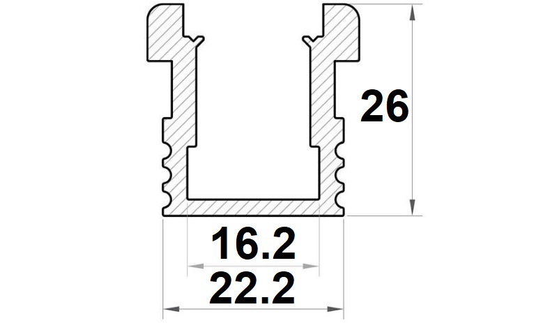 E5 LED Profile, Floor