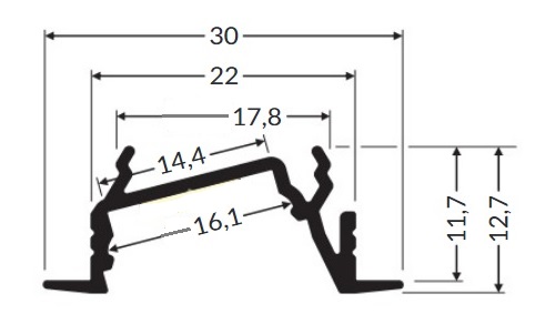 T1D LED Profile