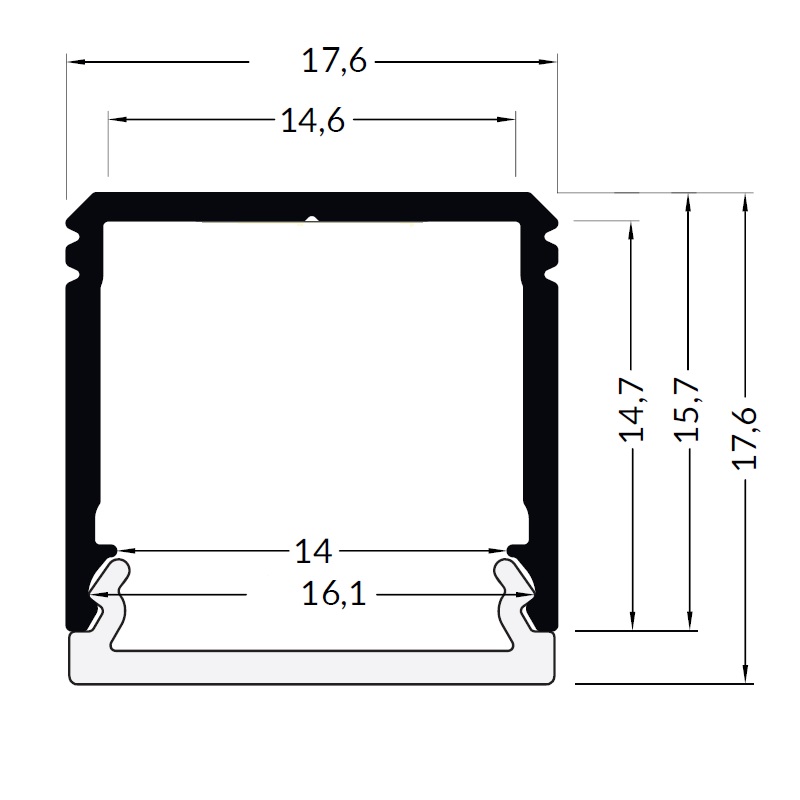 T22H LED Profile