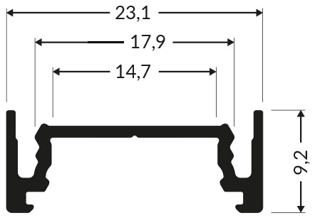 TL2F LED Profile